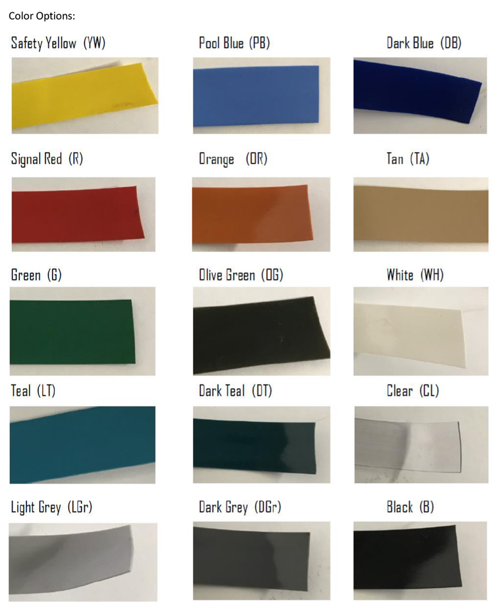 RA Seam Tape color options